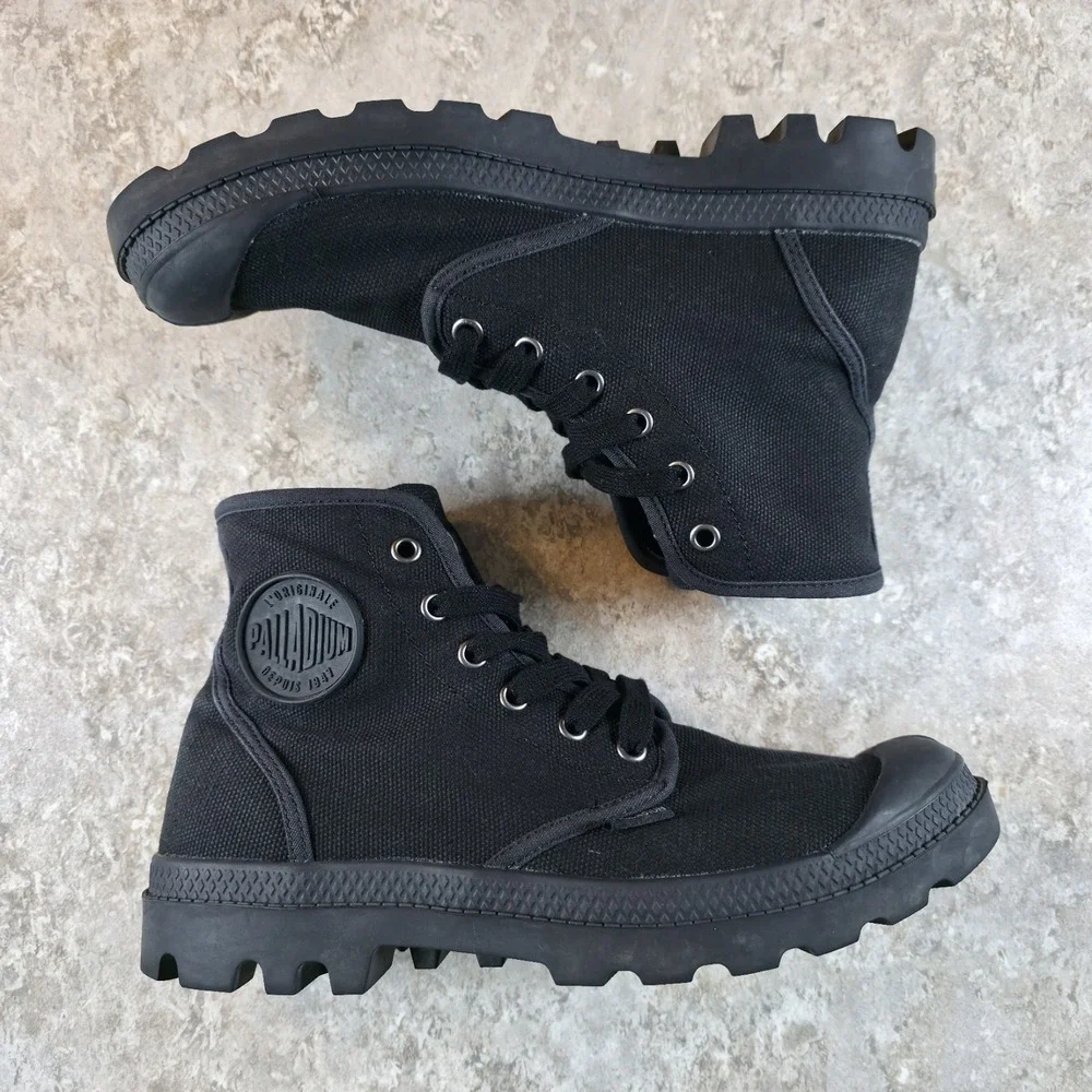 Palladium Men's Pampa Hi Boot Triple Black 02352-060 Size 8